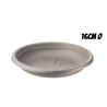 PLATO PARA MACETA 16CM TORTORA ARTPLAST - SOT-016.SV.TO