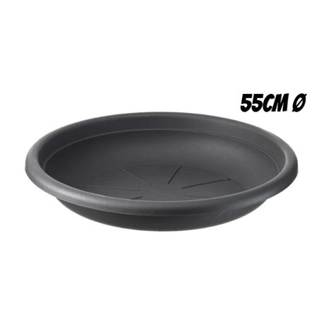 PLATO PARA MACETA 55CM ANTRACITA ARTPLAST - SOT-055.SV.AN