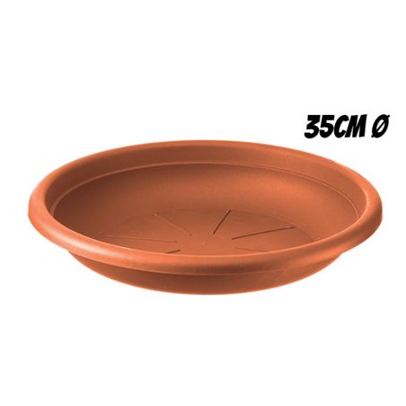 PLATO PARA MACETA 35CM TERRACOTA ARTPLAST - SOT-035.SV.CO