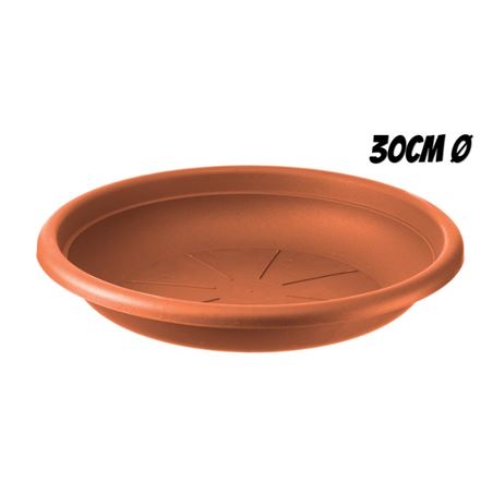 PLATO PARA MACETA 30CM TERRACOTA ARTPLAST - SOT-030.SV.CO