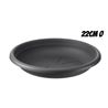 PLATO PARA MACETA 22CM ANTRACITA ARTPLAST - SOT-022.SV.AN