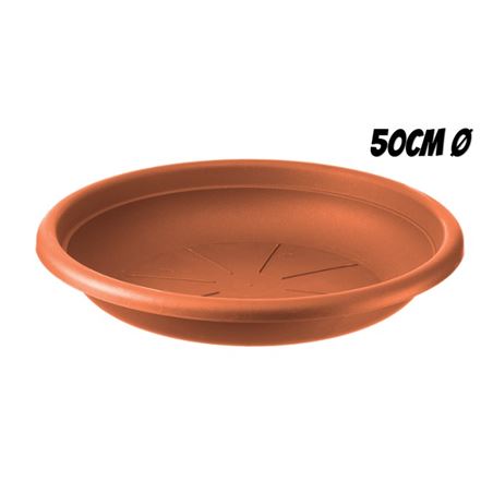 PLATO PARA MACETA 50CM TERRACOTA ARTPLAST - SOT-050.SV.CO