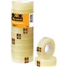 PACK 10 CINTAS ADHESIVAS DE 15MMX33MTS TRANSPARENTES SCOTCH 3M - 140958
