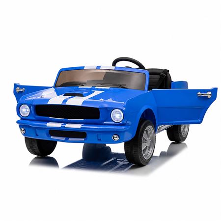 COCHE INFANTIL A BATERIA CON CONTROL REMOTO FORD MUSTANG SHELBY GT350 AZUL - 33047-4