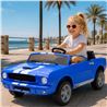 COCHE INFANTIL A BATERIA CON CONTROL REMOTO FORD MUSTANG SHELBY GT350 AZUL - 33047-5