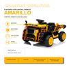 CAMION INFANTIL A BATERIA CON PLATAFORMA DE CARGA AMARILLO - 33043