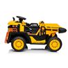 CAMION INFANTIL A BATERIA CON PLATAFORMA DE CARGA AMARILLO - 33043-2