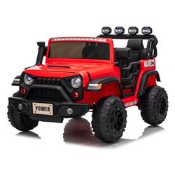 COCHE INFANTIL A BATERIA CON CONTROL REMOTO JEEP 4X4 ROJO - 33052-1