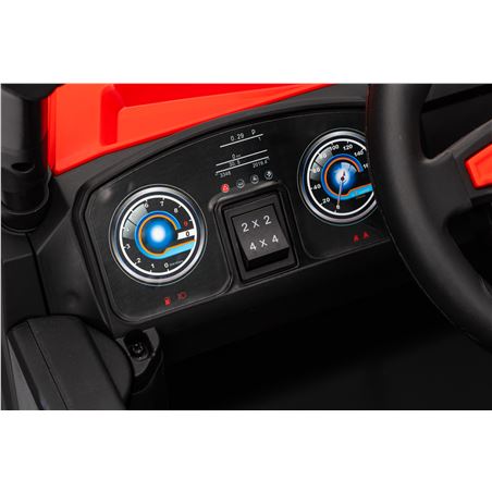 COCHE INFANTIL A BATERIA CON CONTROL REMOTO BUGGY 4X4 ROJO - 33051-9
