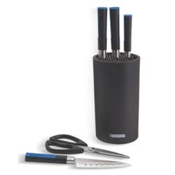 SET 6 PIEZAS TACOMA ORGANIZADORA | CUCHILLOS SANTOKU | TIJERAS SOLID PRO - M355003-4