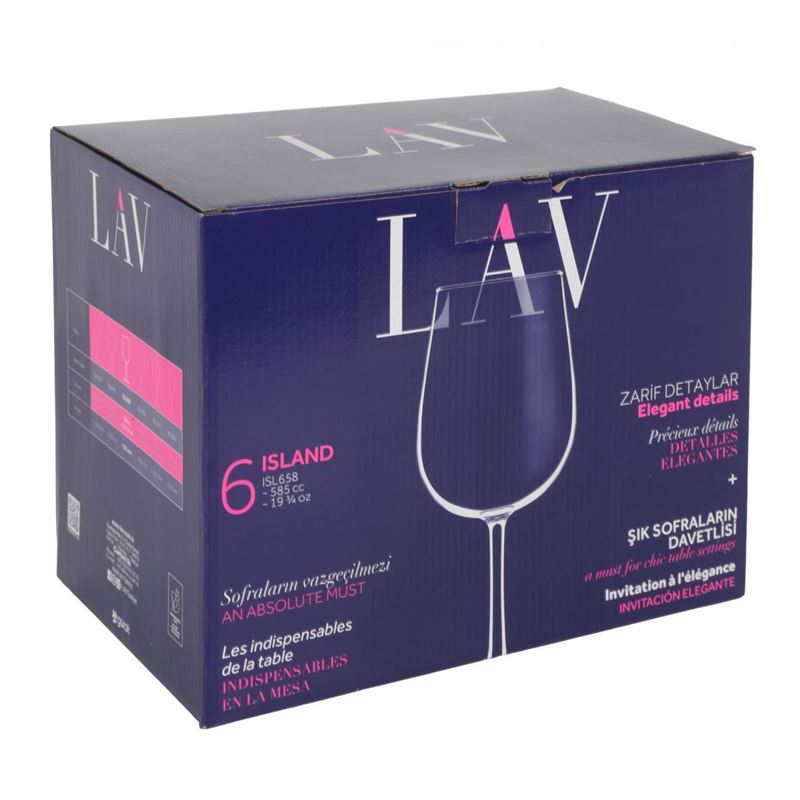 SET 6 COPAS DE VINO 658CC ISLAND LAV - 458ISL658F-1