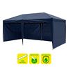 CARPA PLEGABLE ACERO 3X6 METROS AZUL OSCURO + 4 PAREDES PARA CARPA PLEGABLE - SG0024 4 PAREDES