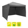 CARPA PLEGABLE ACERO 3X3 METROS GRIS + 4 PAREDES PARA CARPA PLEGABLE - SG0016 3 PAREDES