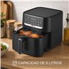 FREIDORA AIRE CALIENTE AIRCOOK 6 LITROS 1500W PANTALLA TACTIL MUVIP - MV0701-4
