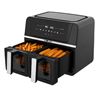 FREIDORA DE AIRE AIRCOOK DIGITAL DOBLE CESTA 9L 1700W CON VENTANA MUVIP - MV0703-1