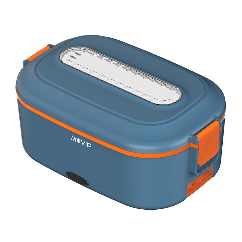 FIAMBRERA ELÉCTRICA PORTÁTIL HEATBOX 1,5L DOBLE VOLTAJE 60W INOX MUVIP - MV0704