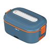 FIAMBRERA ELÉCTRICA PORTÁTIL HEATBOX 1,5L DOBLE VOLTAJE 60W INOX MUVIP - MV0704