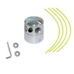 CABEZAL UNIVERSAL DE ALUMINIO PARA DESBROZADORAS CON HILO BLIM - BL0633