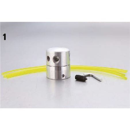 CABEZAL UNIVERSAL DE ALUMINIO PARA DESBROZADORAS CON HILO BLIM - BL0633-1