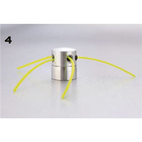CABEZAL UNIVERSAL DE ALUMINIO PARA DESBROZADORAS CON HILO BLIM - BL0633-4