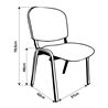 PACK 6 SILLAS CONFIDENTE NEGRAS MUVIP - MV0691-5