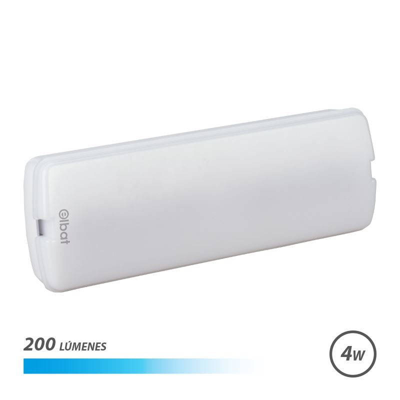 LUZ DE EMERGENCIA 200 LUMENES 6000K ELBAT - EB0614