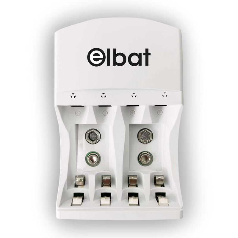 CARGADOR DE PILAS AA / AAA / 9V ELBAT - EB0607-1
