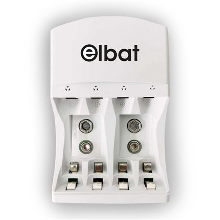 CARGADOR DE PILAS AA / AAA / 9V ELBAT - EB0607-1