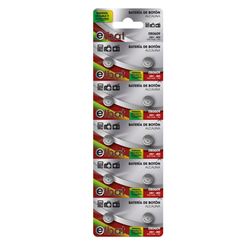 PACK 10 PILAS ALCALINAS BOTON LR41 AG3 ELBAT - EB0609