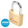 CANDADO DE LATÓN 40MM 2 LLAVES CROMAD - CR1247