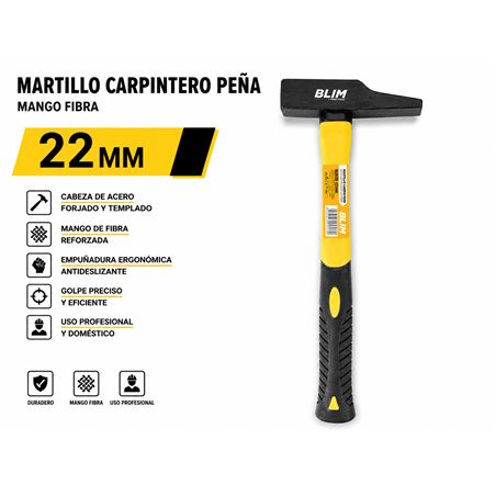 MARTILLO CARPINTERO PEÑA 22MM MANGO FIBRA BLIM - BL0575
