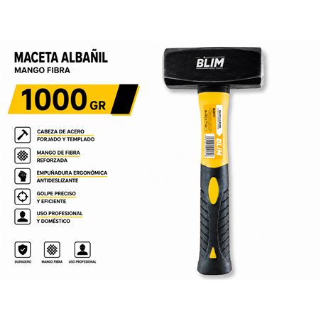 MACETA ALBAÑIL 1000GR MANGO FIBRA BLIM - BL0577