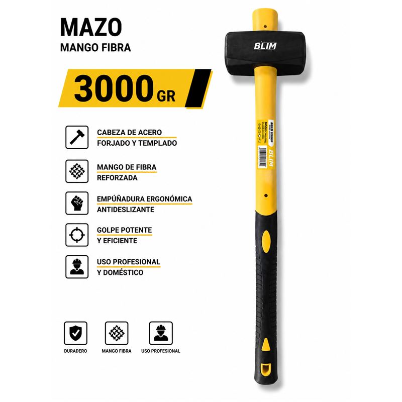 MAZO 3000GR MANGO FIBRA BLIM - BL0580