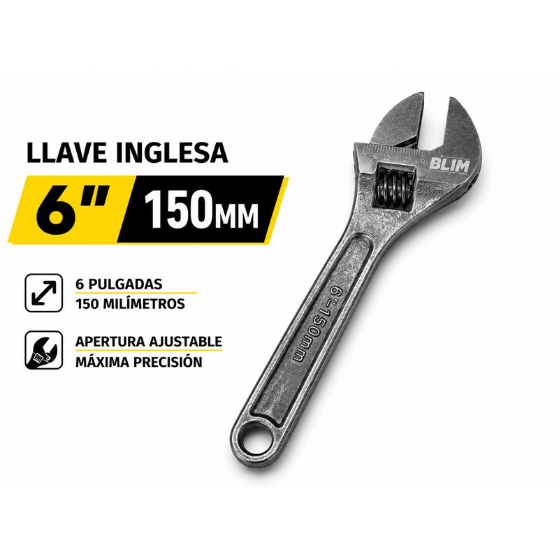 LLAVE INGLESA 6" 150MM BLIM - BL0558
