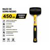 MAZO DE GOMA NEGRO 450GR. MANGO FIBRA BLIM - BL0567