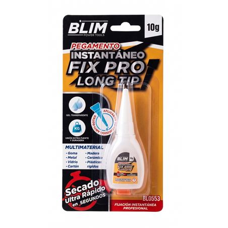PEGAMENTO INSTANTÁNEO 10GRS BLIM FIX PRO LONG TIP - BL0553
