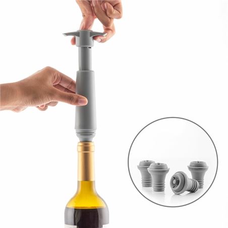 BOMBA DE VACIO MANUAL PARA VINO CON TAPONES INNOVAGOODS - V0103805-2