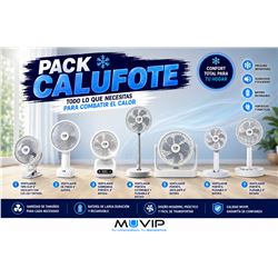 PACK VENTILADORES BATERIA RECARGABLES MUVIP - PACKCALUFOTE2