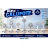 PACK VENTILADORES BATERIA RECARGABLES MUVIP - PACKCALUFOTE2