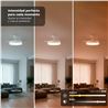 VENTILADOR DE TECHO 42" LED BLANCO 30W ASPAS RETRACTILES GRUNKEL - SKYWHITE42-3