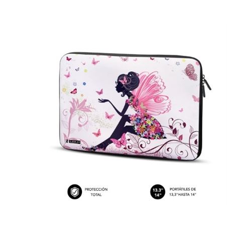 FUNDA DE NEOPRENO PARA PORTATIL DE 13.3"-14" TRENDY SUBBLIM - SUBLS-SKIN102