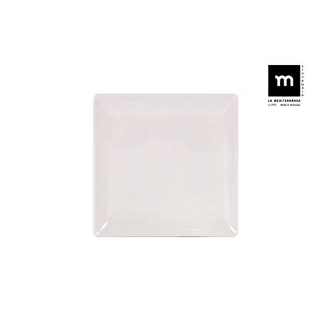 PLATO LLANO IVORY BRILLO 21CM ELITE LA MEDITERRANEA - B250012