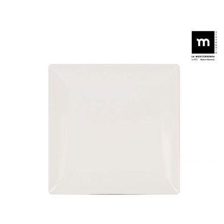 PLATO POSTRE IVORY BRILLO 18CM ELITE LA MEDITERRANEA - B25002-1