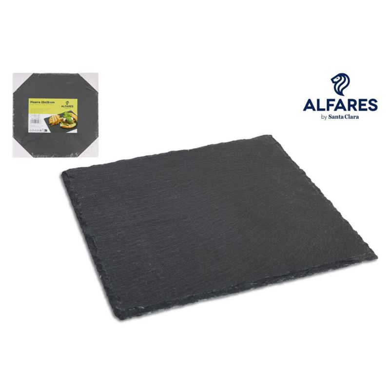 PLATO PIZARRA 25X25CM ALFARES - AL-9772525