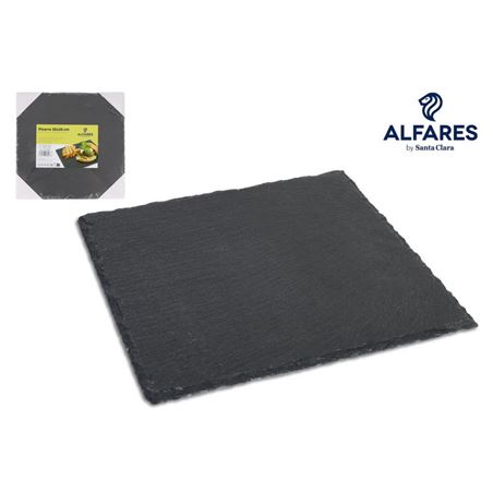 PLATO PIZARRA 25X25CM ALFARES - AL-9772525