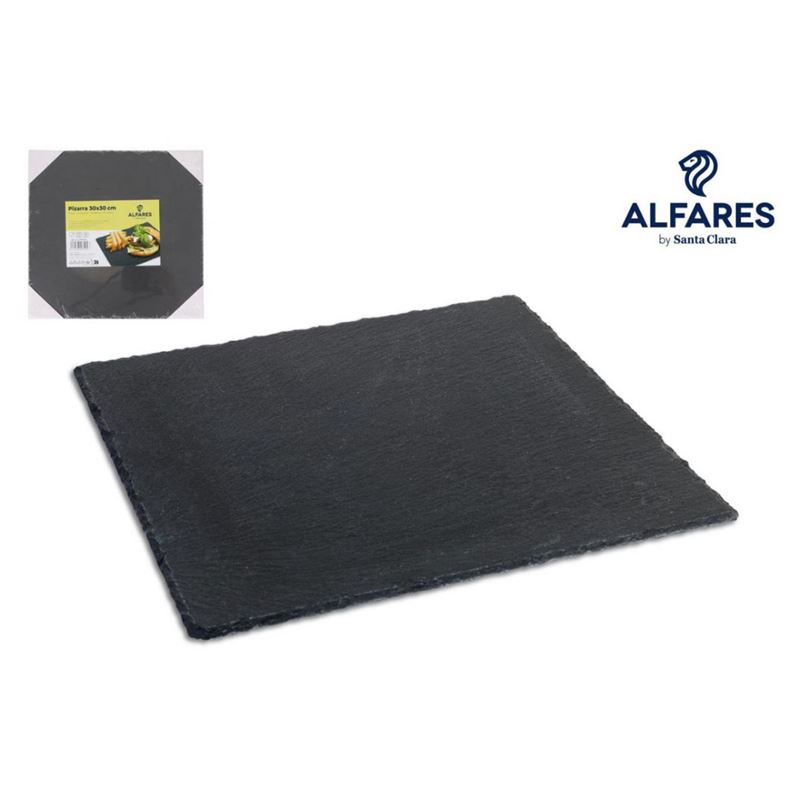 BANDEJA PIZARRA 30X30CM ALFARES - AL-9773030