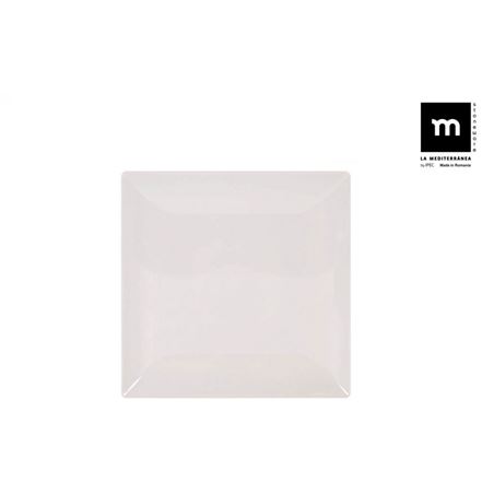 PLATO LLANO IVORY BRILLO 24CM ELITE LA MEDITERRANEA - B25001