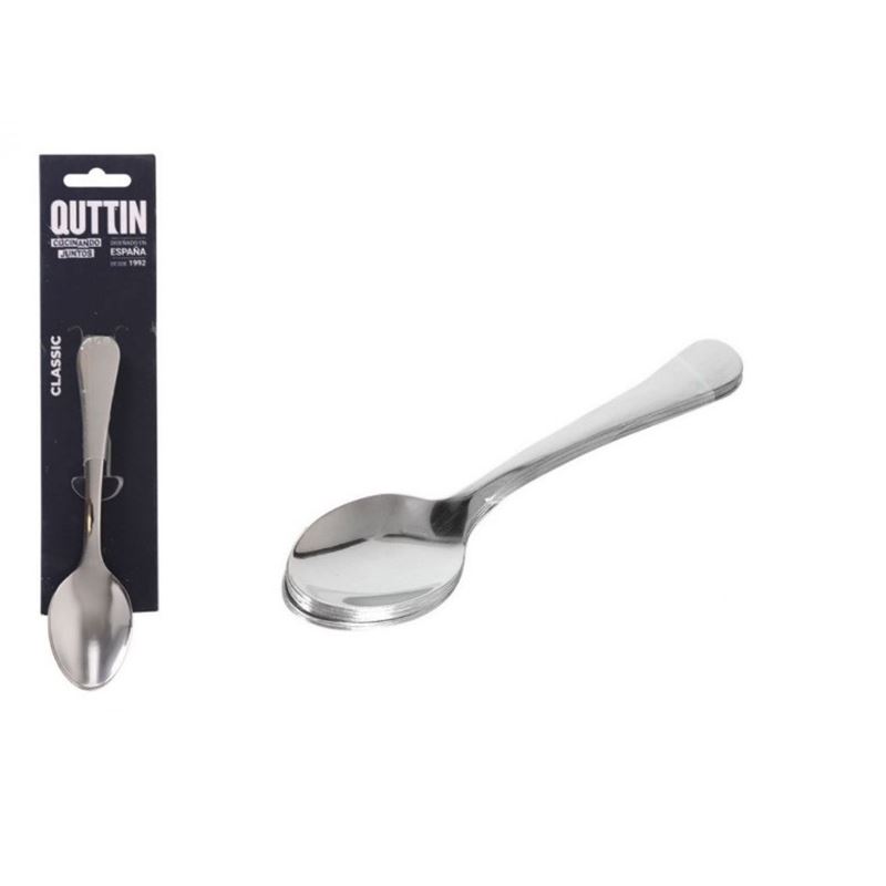 SET 6 CUCHARAS POSTRE CLASSIC QUTTIN - QT-848B5007H