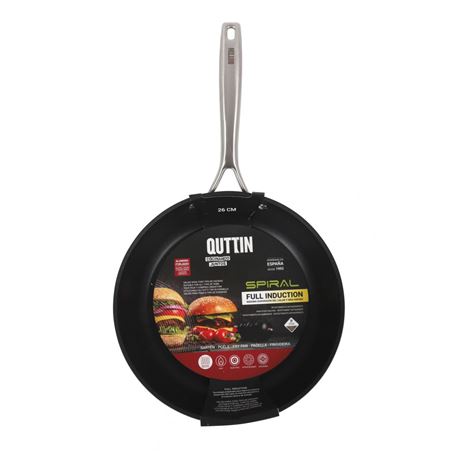 SARTEN ALUMINIO FORJADO FULL INDUCCION 26CM SPIRAL QUTTIN - QT-878SP026