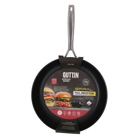 SARTEN ALUMINIO FORJADO FULL INDUCCION 30CM SPIRAL QUTTIN - QT-878SP030
